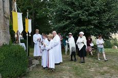 Nachfeier des Mährisch-Neustädter Wachsstockfestes an der Weingartenkapelle (Foto: Karl-Franz Thiede)